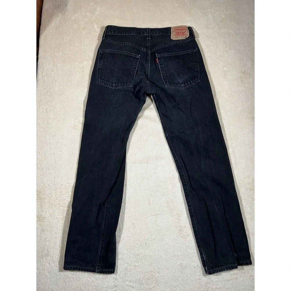 Vintage 90s Y2K Levi's 501xx Size 32x32 Black Grunge Skater Cotton EUC
